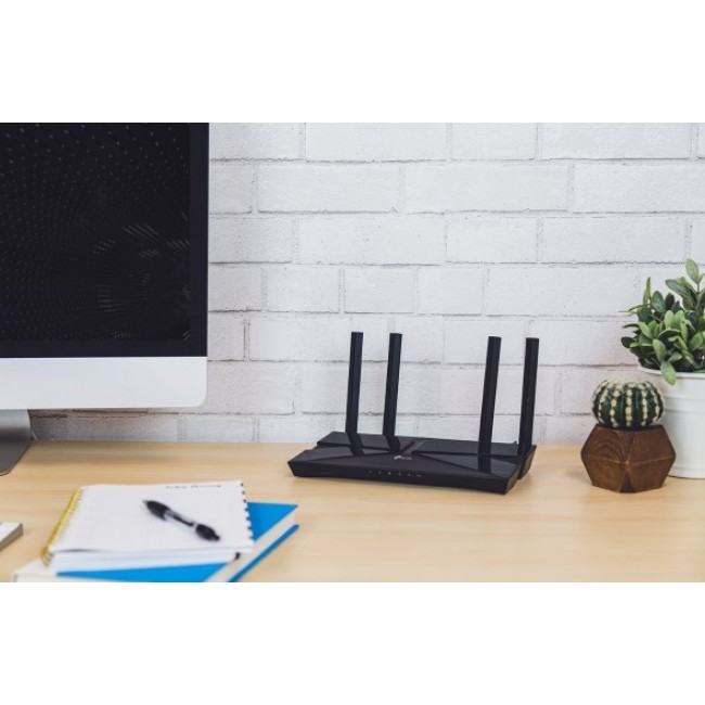 TP-Link Archer AX1500 wireless router Gigabit Ethernet Dual-band (2.4 GHz / 5 GHz) Black