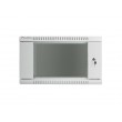 Lanberg wall-mounted installation rack cabinet 19'' 6U 600x600mm gray (glass door) Lanberg wall-mounted installation rack cabinet 19'' 6U 600x600mm gray (glass door)