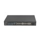 Lanberg RSFE-16P-2C-150 network switch Unmanaged Gigabit Ethernet (10/100/1000) Power over Ethernet (PoE) 1U Black