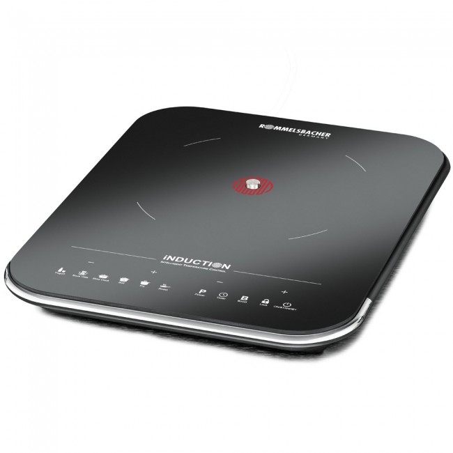 Rommelsbacher CTS 2000/IN hob Black, Silver Countertop Zone induction hob 1 zone(s)