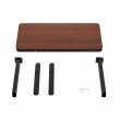 ACTIVEJET desk with electric height adjustment 120x60 ET119S black/walnut