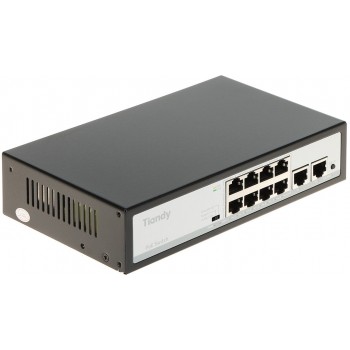 SWITCH POE TC-P3S010 SPEC:F/0820/AT/90 8-PORTOWY + 2X UPLINK TIANDY