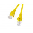 LANBERG PATCHCORD UTP CAT.5E 0.5M YELLOW PCU5-10CC-0050-S
