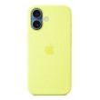 Apple iPhone 17 Silicone Case with MagSafe Neon Yellow