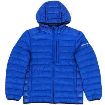 Men's Champion Hooded Jacket Blue 220340 BS008 L
