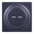 Fibaro FGWU-021-8 socket-outlet 2x USB Black