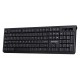 Activejet K-3911W Keyboard wireless black with 1x 1.5V AAA battery