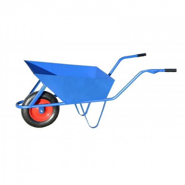 AWTOOLS WHEELBARROW CONSTRUCTION 85L/2.0mm BLUE + WHEEL COVER