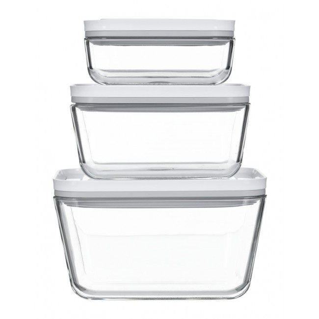 Set of 3 Glass Containers Zwilling Fresh & Save