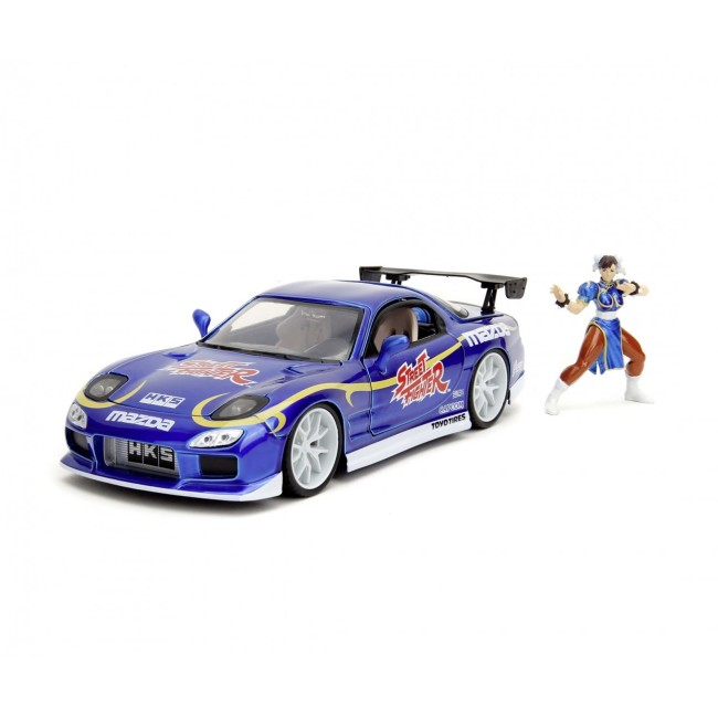 Jada Toys Street Fighter 1993 Mazda RX7 1:24 Jada Toys Street Fighter 1993 Mazda RX7 1:24