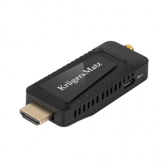 KRUGER & MATZ mini Tuner DVB-T2 H.265 HEVC KM9999 KRUGER & MATZ mini Tuner DVB-T2 H.265 HEVC KM9999