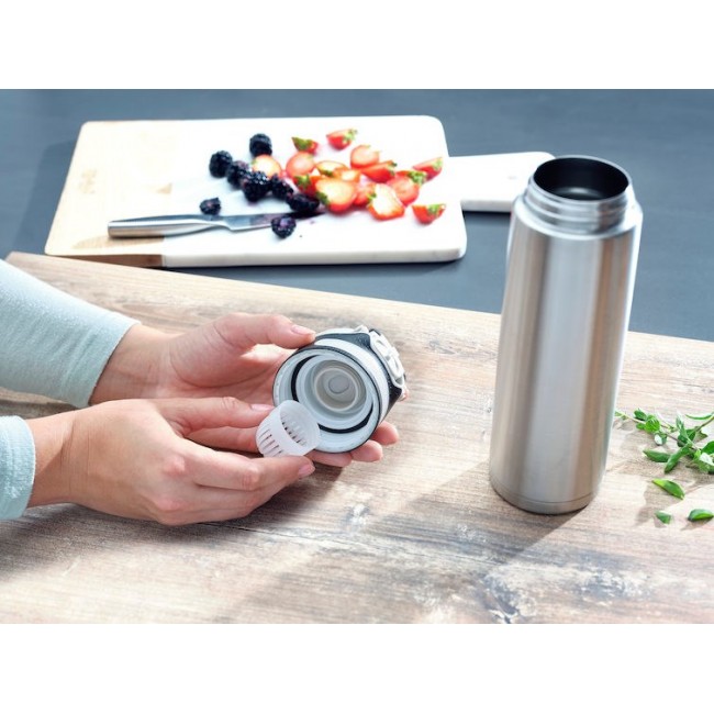 Leifheit 03272 travel mug 600 ml Silver Stainless steel