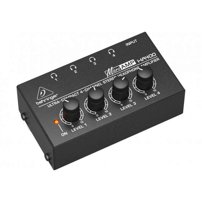 Behringer HA400 - ultra-Compact 4-Channel Stereo Headphone Amplifier