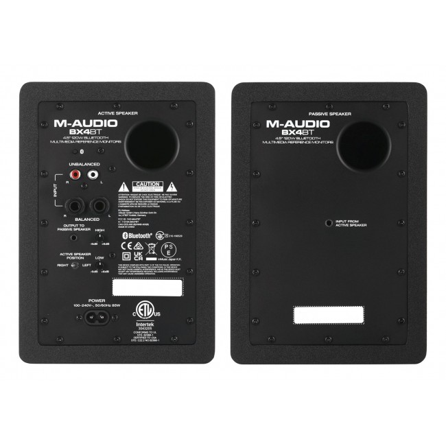 M-AUDIO BX4 BT 2x loudspeaker Black Wired + Bluetooth 50 W M-AUDIO BX4 BT 2x loudspeaker Black Wired + Bluetooth 50 W