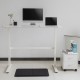 Manual height adjustable desk Ergo Office, max 40 kg, max height 117cm, with a top for standing and sitting work, ER-401 W Manual height adjustable desk Ergo Office, max 40 kg, max height 117cm, with a top for standing and sitting work, ER-401 W