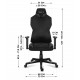 Huzaro Combat 6.2 Black RGB gaming chair