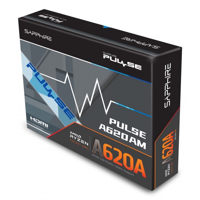 Sapphire PULSE A620AM AMD A620A Socket AM5 micro ATX