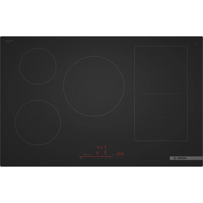 Bosch Serie 6 PVW81CHB1E hob Black Built-in 80 cm Zone induction hob 5 zone(s)