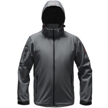 Men's Softshell Jacket Ozoshi Kazaiuki Graphite OZ93358 S