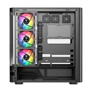 MODECOM Volcano Volcano AQ100 ARGB Midi Black