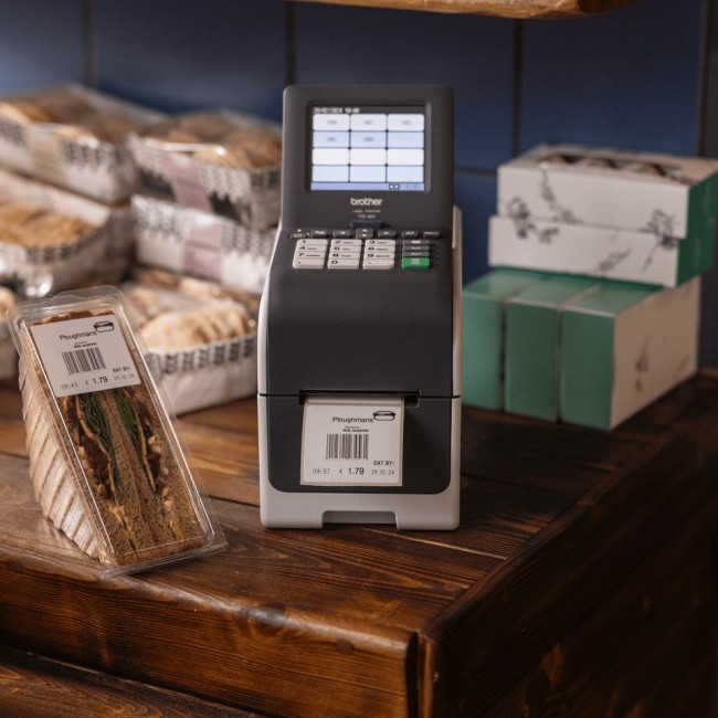 Brother TD-2350DSA203 label printer Direct thermal 203 x 203 DPI 152 mm/sec Wired & Wireless Ethernet LAN Wi-Fi Bluetooth
