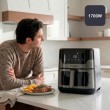 Black+Decker BXAF8001E 1700 W 8 L oil-free deep fryer, black