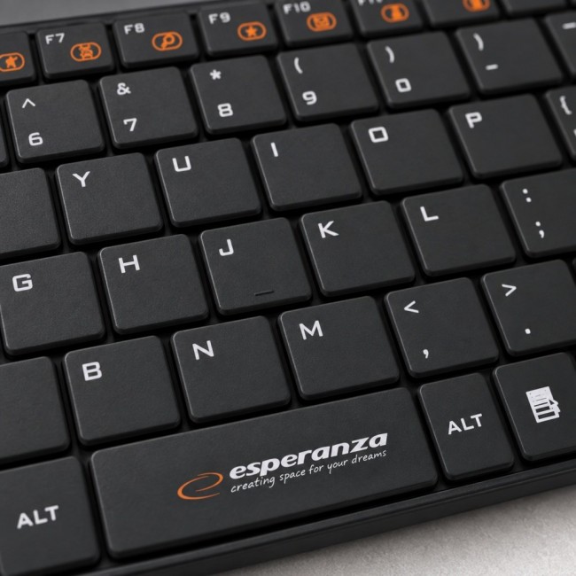 Esperanza EK122K keyboard RF Wireless QWERTY Black