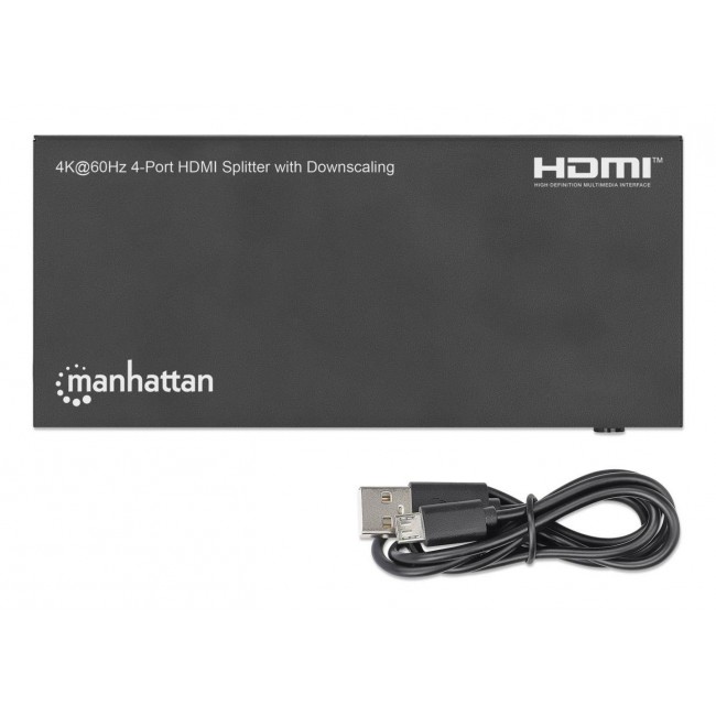 MANHATTAN 4K@60Hz 4-Port HDMI-Splitter