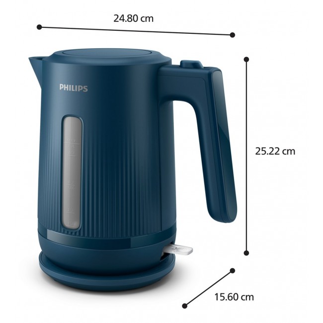 Philips 3000 series HD9411/70 electric kettle 1.7 L 2200 W Blue Philips 3000 series HD9411/70 electric kettle 1.7 L 2200 W Blue