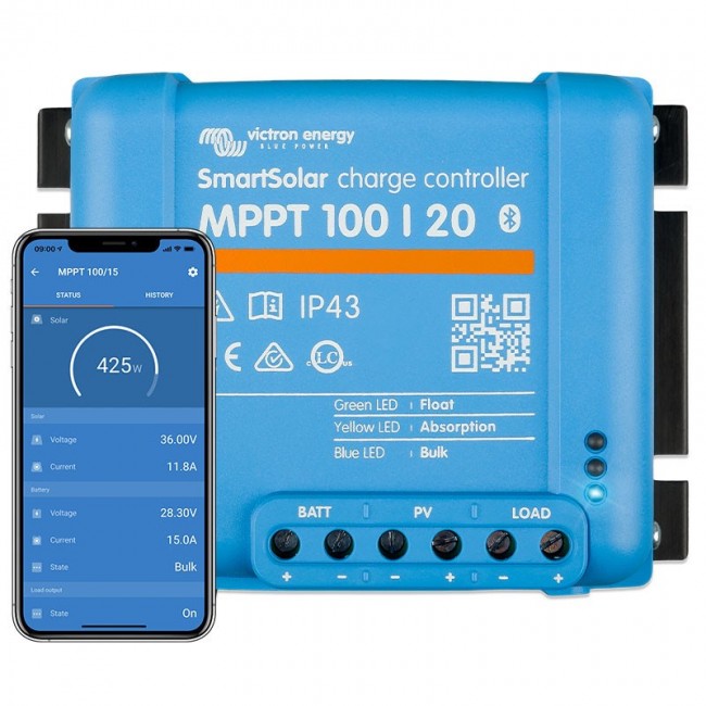 SmartSolar MPPT 100/20 (up to 48V) SmartSolar MPPT 100/20 (up to 48V)