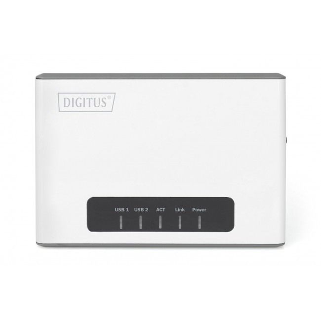 Digitus 2 Port USB 2.0 Wireless Multi-Functional Network Server, 300 Mbps Digitus 2 Port USB 2.0 Wireless Multi-Functional Network Server, 300 Mbps