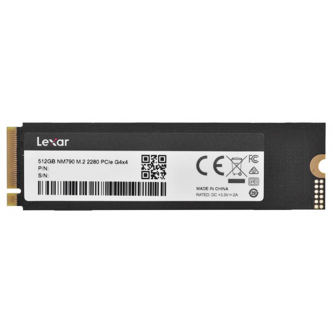 Lexar NM790 M.2 512 GB PCI Express 4.0 SLC NVMe Lexar NM790 M.2 512 GB PCI Express 4.0 SLC NVMe