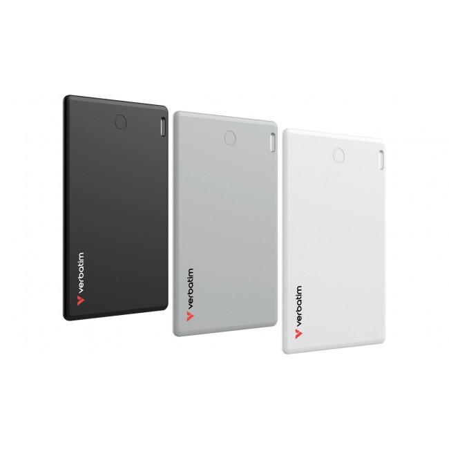 Verbatim My Finder Card Bluetooth Item Finder 3 pack Black / Silver / White