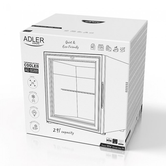 Thermoelectric cooler ADLER AD 8088 Black