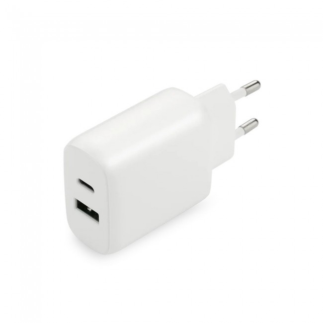 Charger 1 x USB Quick Charge 3.0, 1 x USB-C PD PPS 25W white
