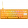 Ducky One 3 Yellow Mini Gaming Tastatur RGB LED - MX-Clear US keyboard USB US English Ducky One 3 Yellow Mini Gaming Tastatur RGB LED - MX-Clear US keyboard USB US English