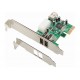 Dawicontrol DC-1394 PCIe FireWire Controller interface cards/adapter IEEE 1394/Firewire