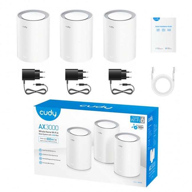 Cudy AX3000 Wi-Fi 6 Mesh 2.5G Solution