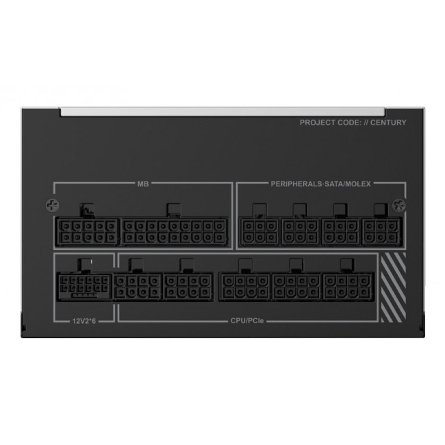 Montech CENTURY II 1050W power supply unit 20+4 pin ATX ATX Silver