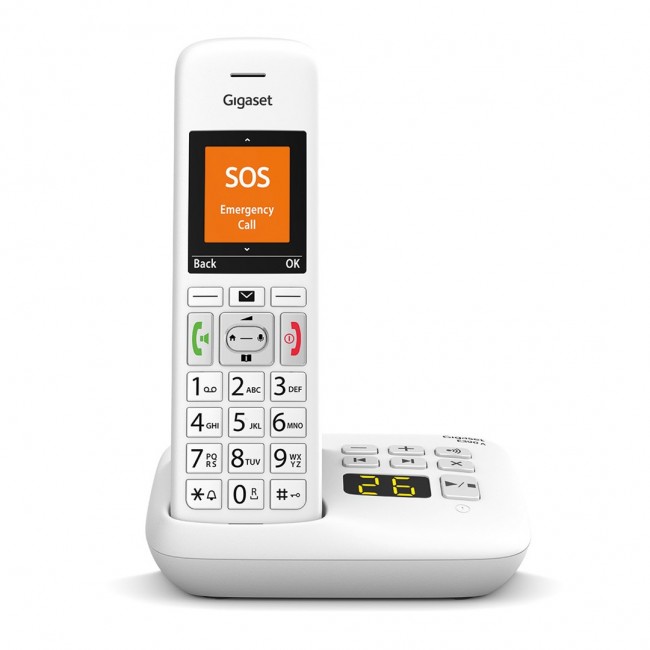 Gigaset E390A DECT telephone Caller ID White