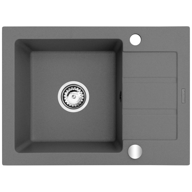 Single-bowl sink with draining board Maidsinks Promo 62x44 1B 1D Single-bowl sink with draining board Maidsinks Promo 62x44 1B 1D