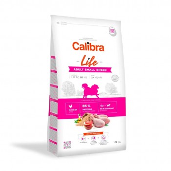 CALIBRA Dog Life Adult Small Breed Chicken - dry dog food - 1,5kg
