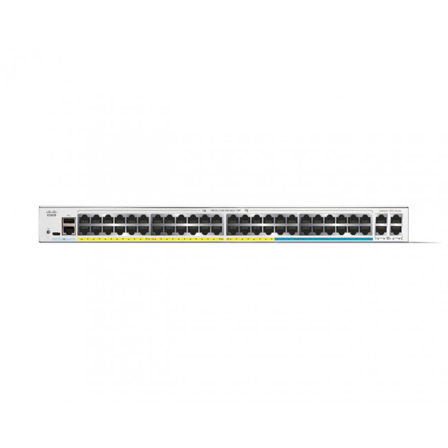 Cisco Catalyst C1300-48MGP-4X network switch Managed L2/L3 Gigabit Ethernet (10/100/1000) Power over Ethernet (PoE) Grey