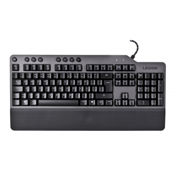 Lenovo Legion K500 keyboard USB QWERTZ Black, Grey