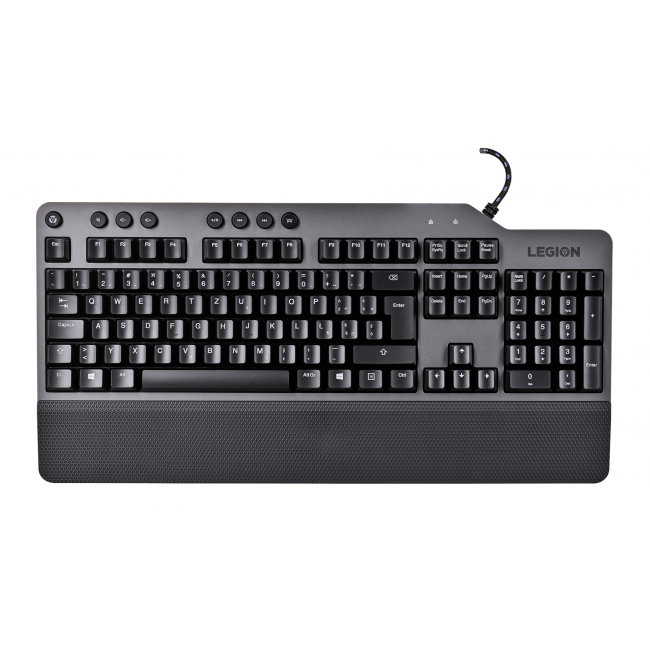 Lenovo Legion K500 keyboard USB QWERTZ Black, Grey Lenovo Legion K500 keyboard USB QWERTZ Black, Grey
