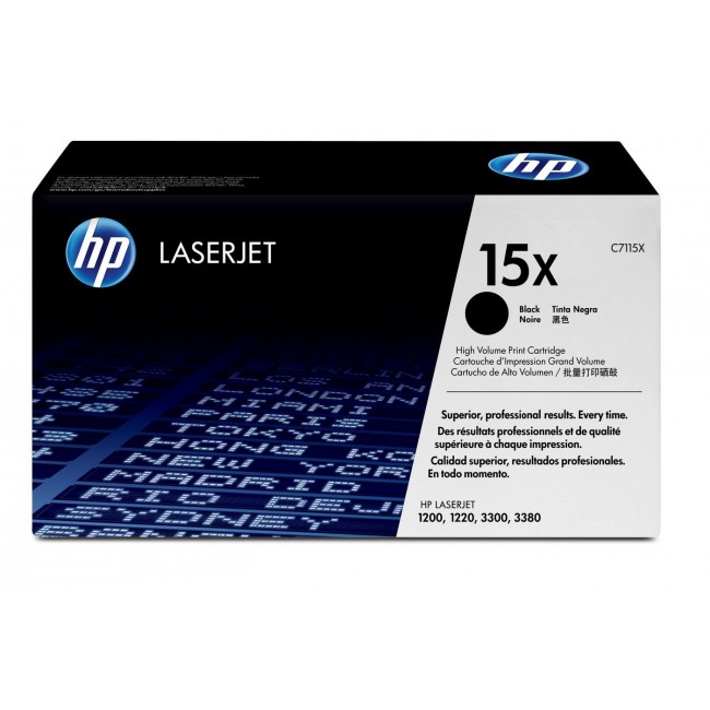 HP 15X High Yield Black Original LaserJet Toner Cartridge
