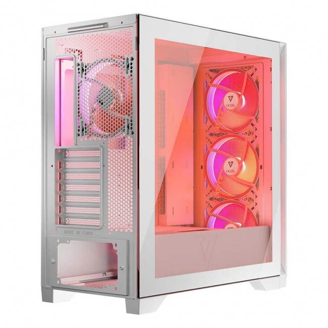 MODECOM Case VOLCANO EXPANSE T APEX ARGB MIDI White MODECOM Case VOLCANO EXPANSE T APEX ARGB MIDI White