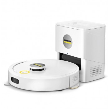 KARCHER RVC 3 Comfort white floor cleaning robot with base station