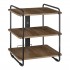 Stylish 3-shelf cabinet Maclean, 90kg max, 454x400x496mm, MC-978