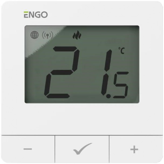 Temperature reg., 230V, white, Internet, ZigBee
